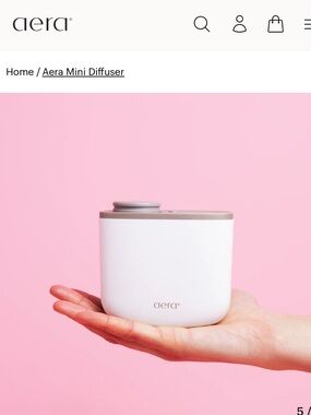 White and Taupe Smart Home Diffuser